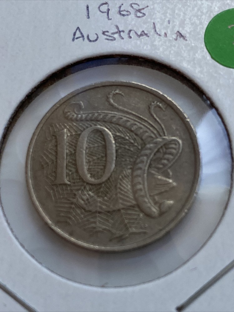 Australia 10 Cents 1968 Coin B7
