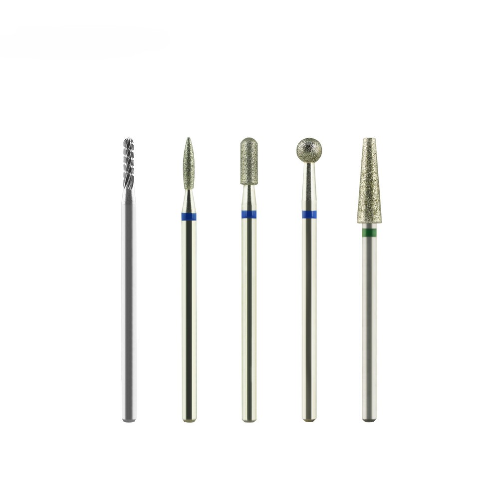 New Cuticle Bit Kits 5PCS Nail Drill Bits Carbide Manicure Tools Accessory