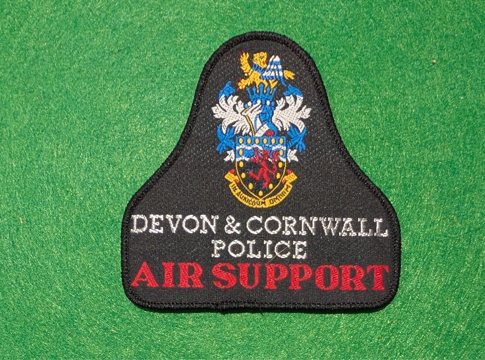 Obsolete Devon & Cornwall Police - Air Support bell shaped patch