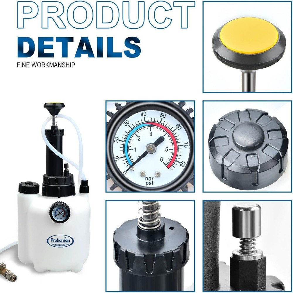 Easy Fill Transmission Fluid Pump with 8 Adapters