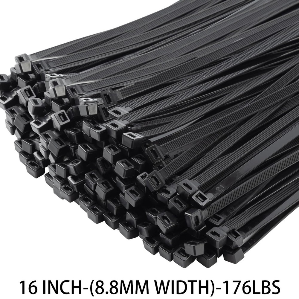 100 pcs Zip Ties Cable Zip Ties Heavy Duty Plastic Self-Locking Nylon Cable Ties
