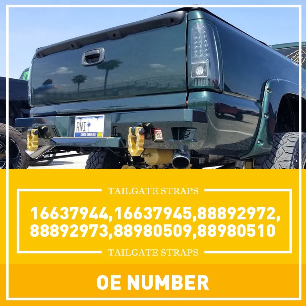 1Pair Tailgate Cable Support For 1999-2006 Silverado 02-06 Avalanche H2