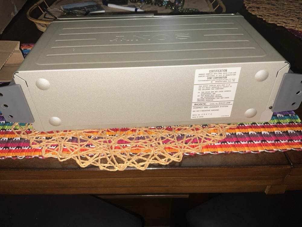 Sony EXCD-2RF 1 Bit D/A Converter 10 Compact Disc Changer Unit Only