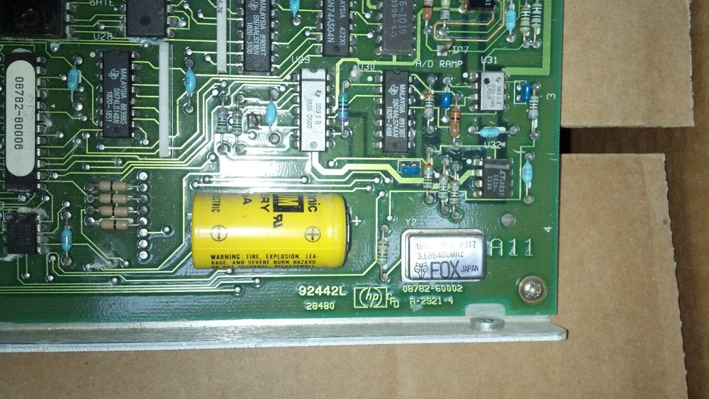 08782-60002 Micro Processor Module A11 for HP 8782A Vector Signal Generator