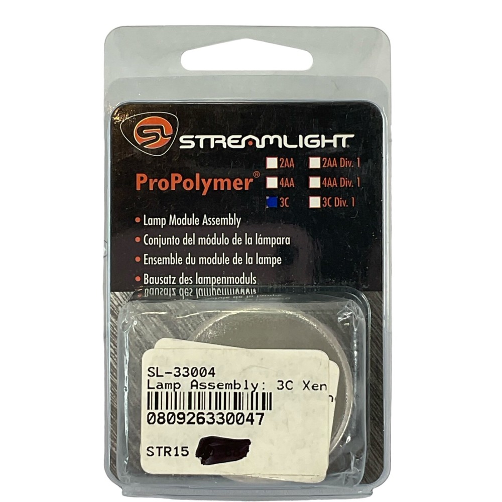 Streamlight Xenon 3C Replacement Lamp Bulb Assy 33004 For ProPolymer Flashlight