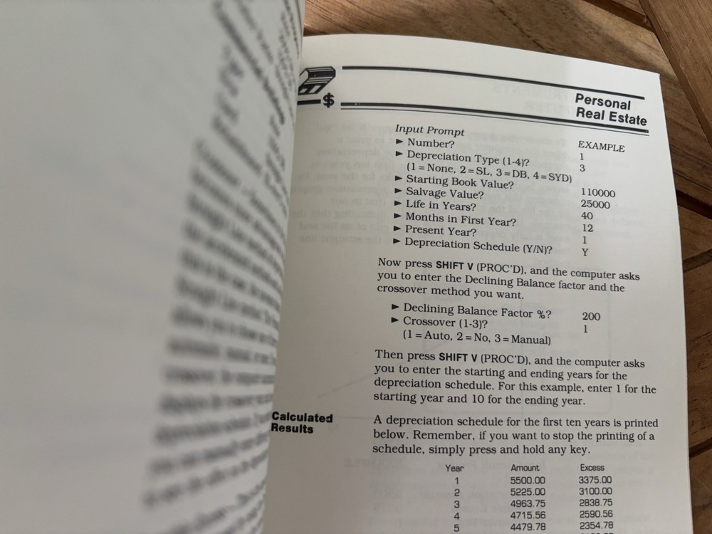 Texas Instruments TI-99/4A Personal Real Estate & Command Module Book