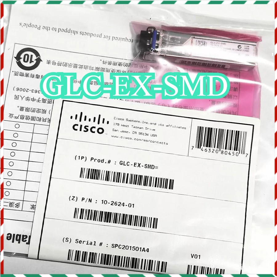 GLC-EX-SMD New Cisco 1000base-ex 40km SFP transceiver module
