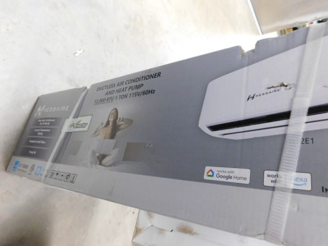 HESSAIRE AC Heat pump H12E1 Indoor Unit 12,000 BTU Wall mount Unit ONLY