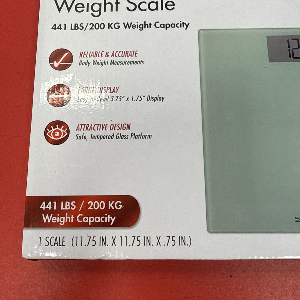 Smartheart 441 lbs Body Weight Capacity Digital Display Scale Auto On Sensor