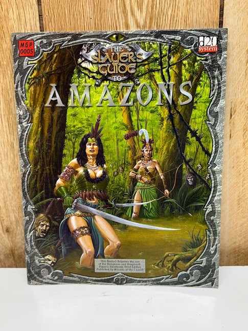 DUNGEONS & DRAGONS THE SLAYER’S GUIDE TO AMAZONS D20 SYSTEM BOOK