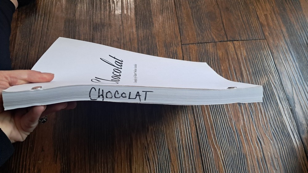 Chocolat: A Screenplay (Wrappers / Brads) Original Script