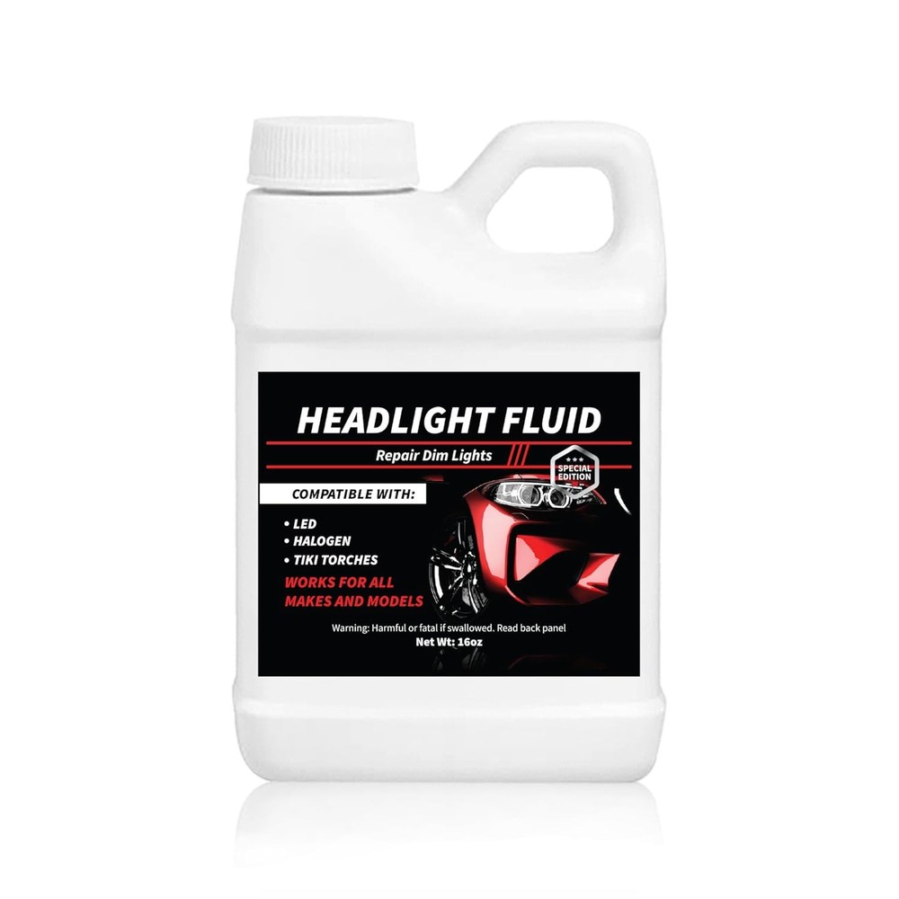 Pacific Pelican High Performance Headlight Fluid Empty Bottle - Gag Gift | 16oz