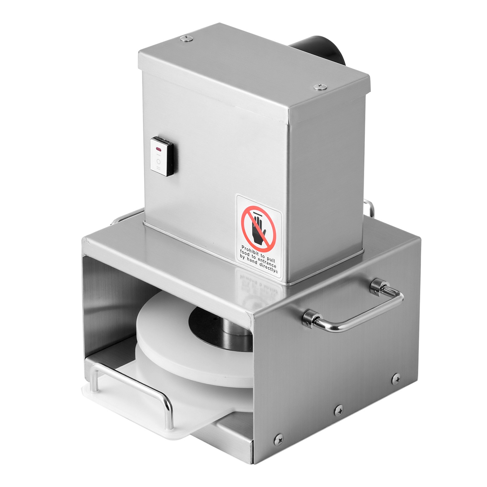 6 in Electric Pizza Dough Press Machine Pizza Pastry Sheeter Stainless Steel