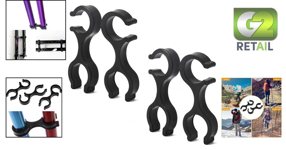 Durable Trekking Pole Tips Set with Snow & Mud Baskets for Ultimate Stability