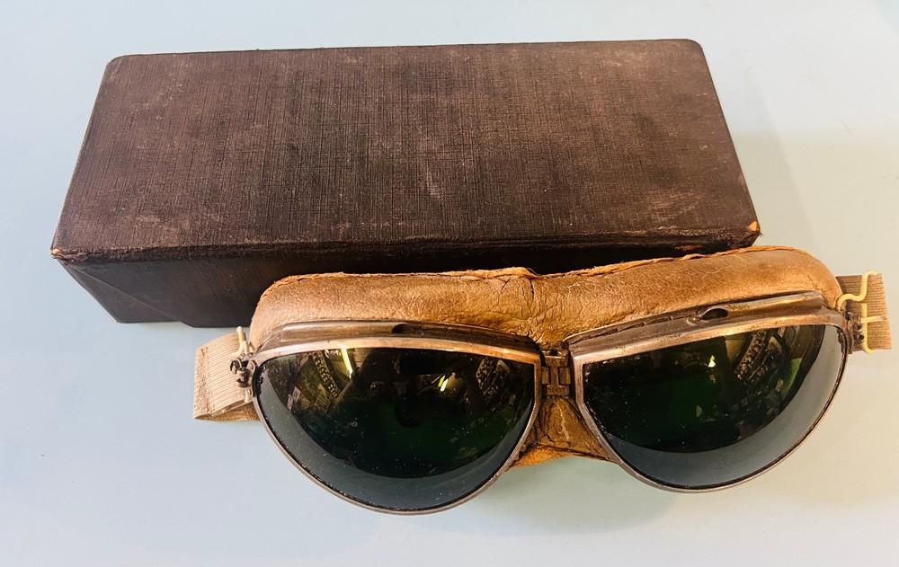 U.S. NAVY WILLSON MKI AVIATION FLYING GOGGLES