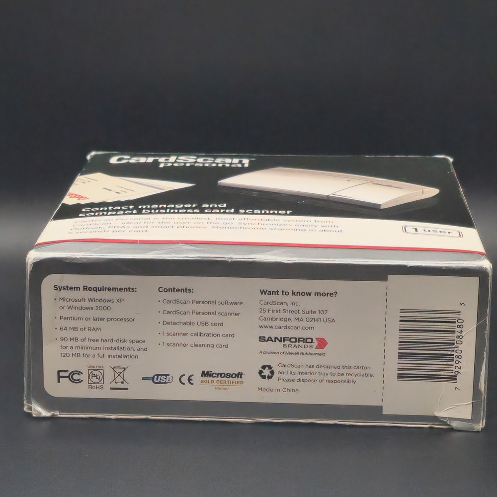 CardScan Personal V8 Pass-Through Scanner