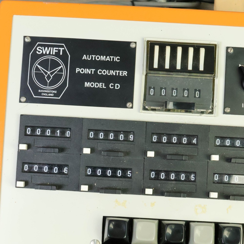 HTF Swift Automatic Point Counter Model C D Lab Equipment Mechanical Counter VGC