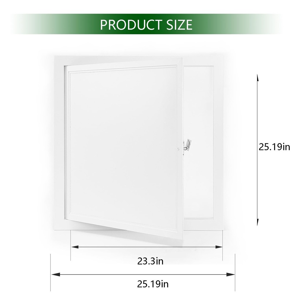 Metal Access Panel 24 x 24, Access Panel with Screwdriver Latch, Galvanized Stee