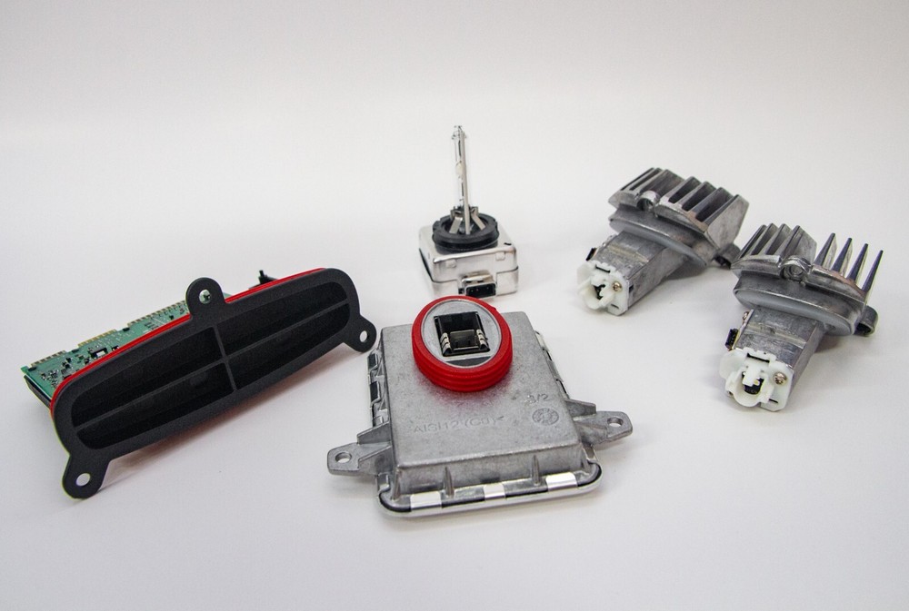 2014-2016 BMW 528I 535I Right Passenger Headlight Control Module Ballast Kit 5Pc