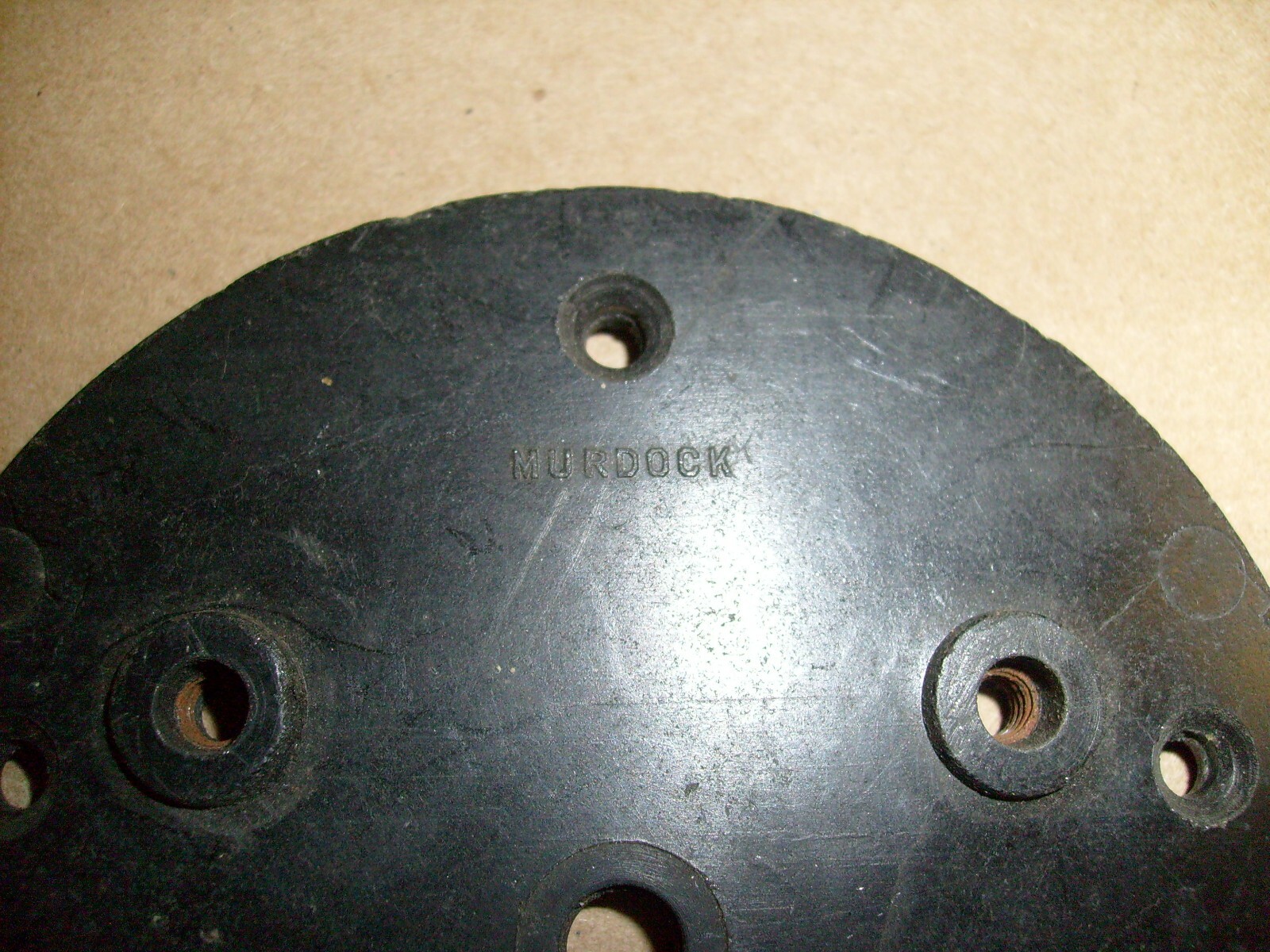 ANTIQUE MURDOCK 1920'S WIRELESS RADIO - TUNING CAPACITOR BASE PLATE