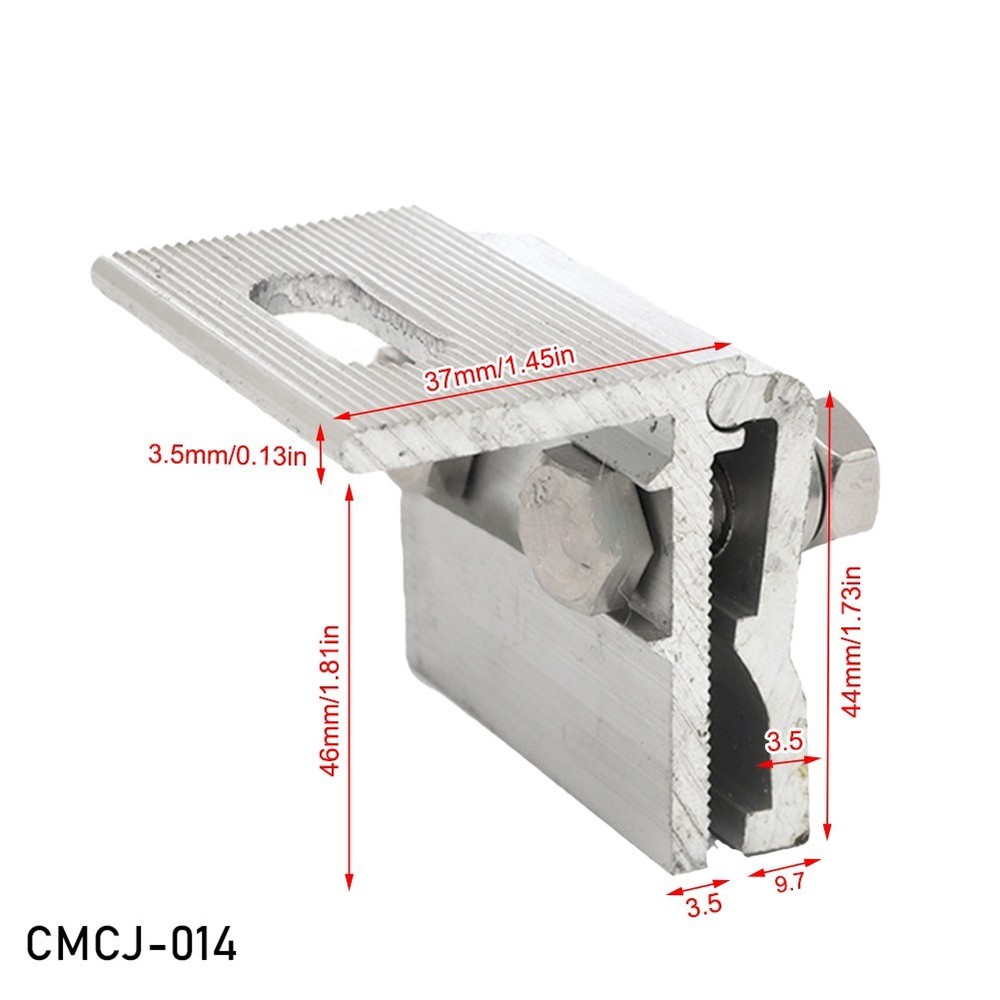 Aluminum Alloy PV Solar Module Horizontal Mounted Racking System High Quality
