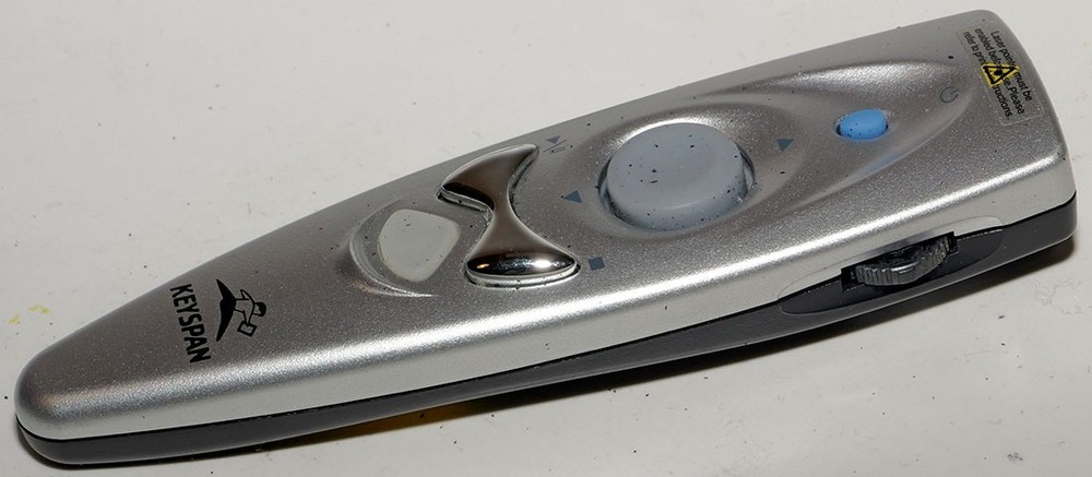 Presentation media remote control, Keyspan red laser pointer