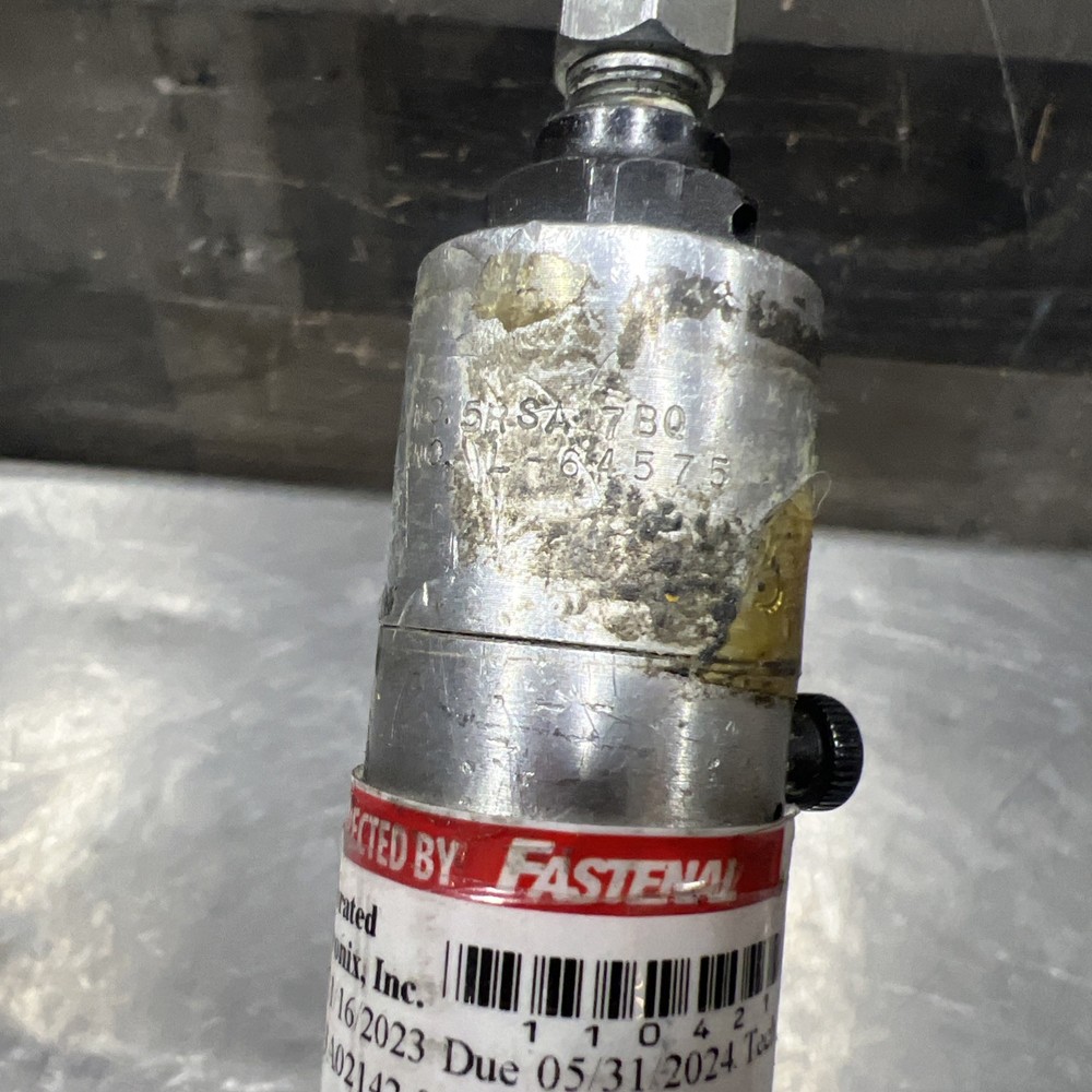 Cleco 5RSA-7BQ Push Button Reverse Air Inline Pneumatic Screwdriver Used 2