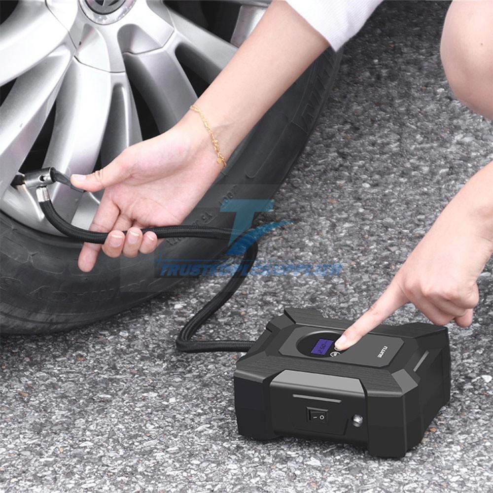 Car Air Tire Pump Inflator Portable Compressor Digital Electric Auto 150PSI 12V