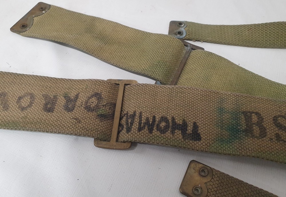 Ex British Army L Strap 37 Pattern Webbing WW2 (still15)