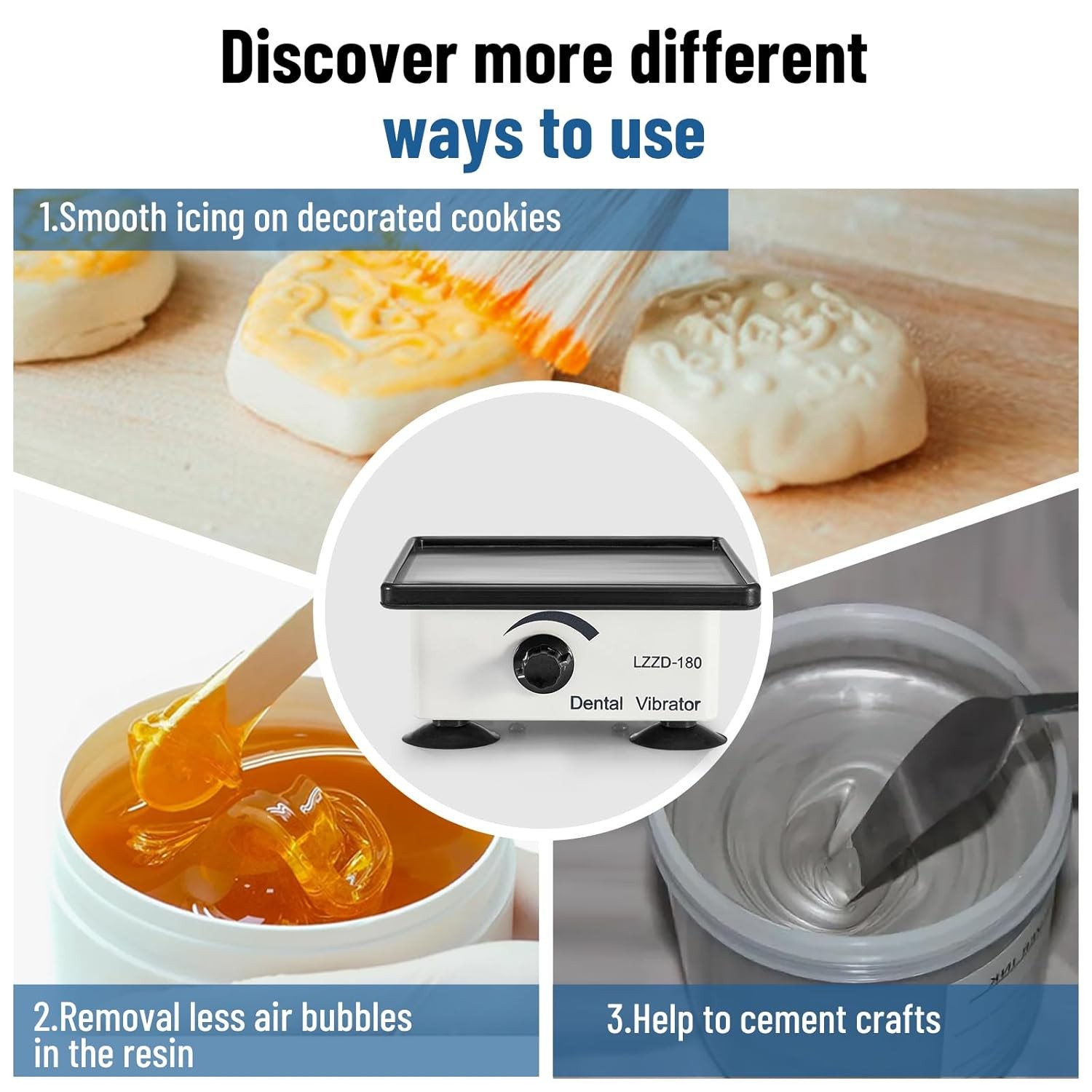 Lab Vibrator Shakers Vibrating Table 150W Orbital Shaker Oscillator Vortex Mixer