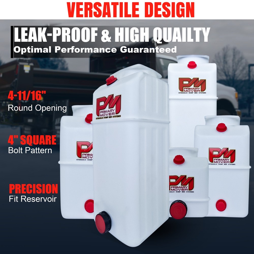 Hydraulic Power Unit Replacement Reservoir 5 Quart Poly