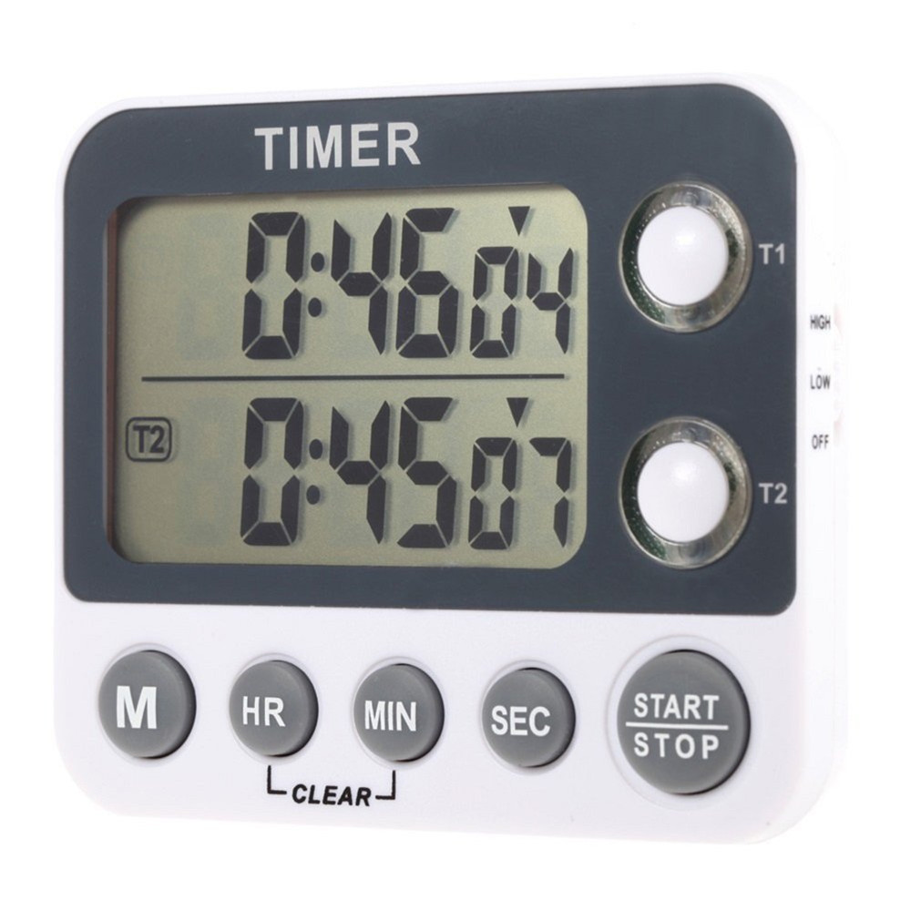Digital LCD Flashing LED, Count Up/Down Timer, Dual 2 Event / Channel