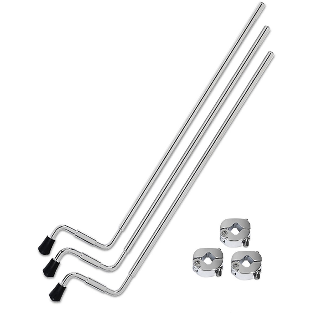 DW Chrome Floor Tom Legs with 3 Memory locks