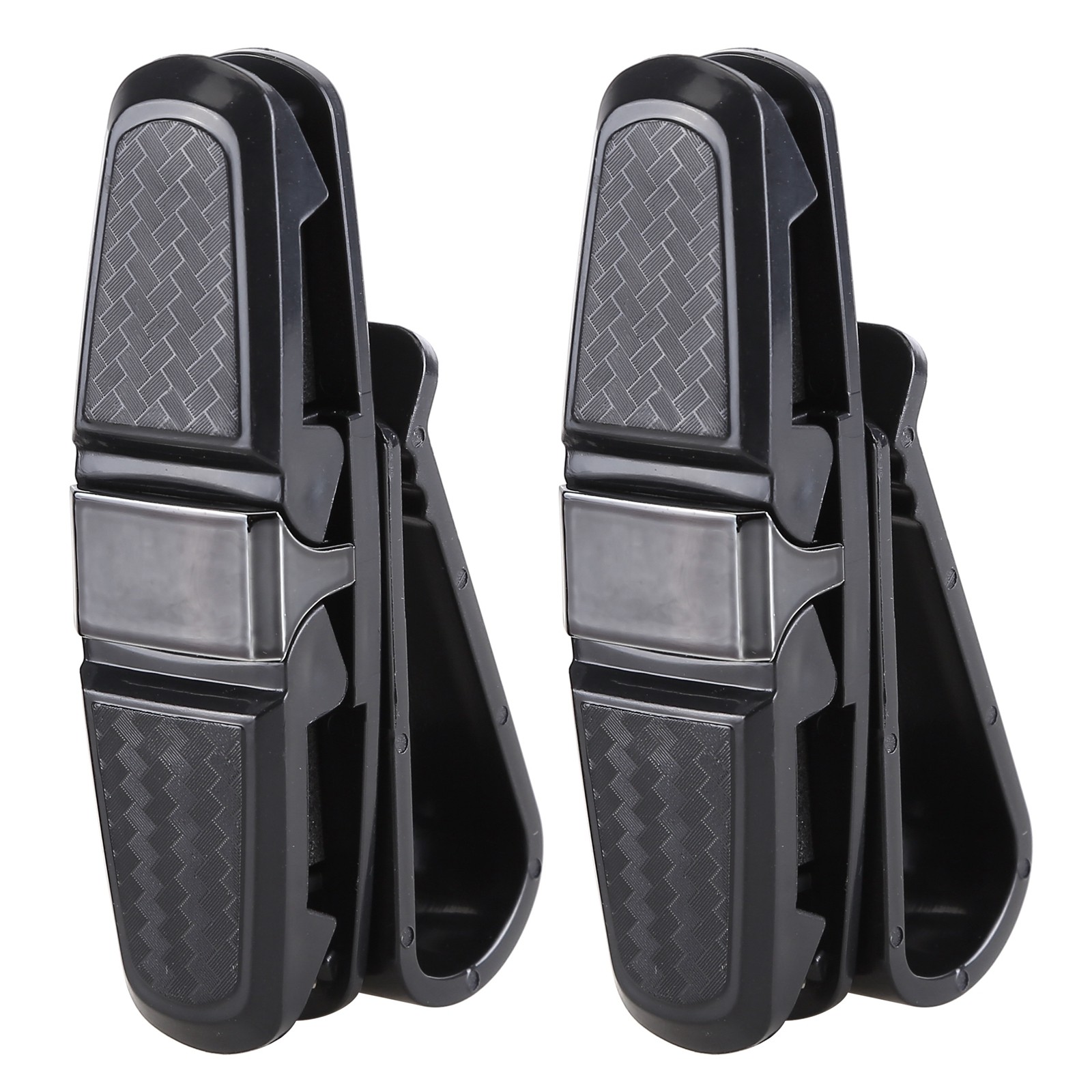 2PCS Glasses Holder for Car Sun Visor Sunglasses Holder Clip Hanger Eyeglasses