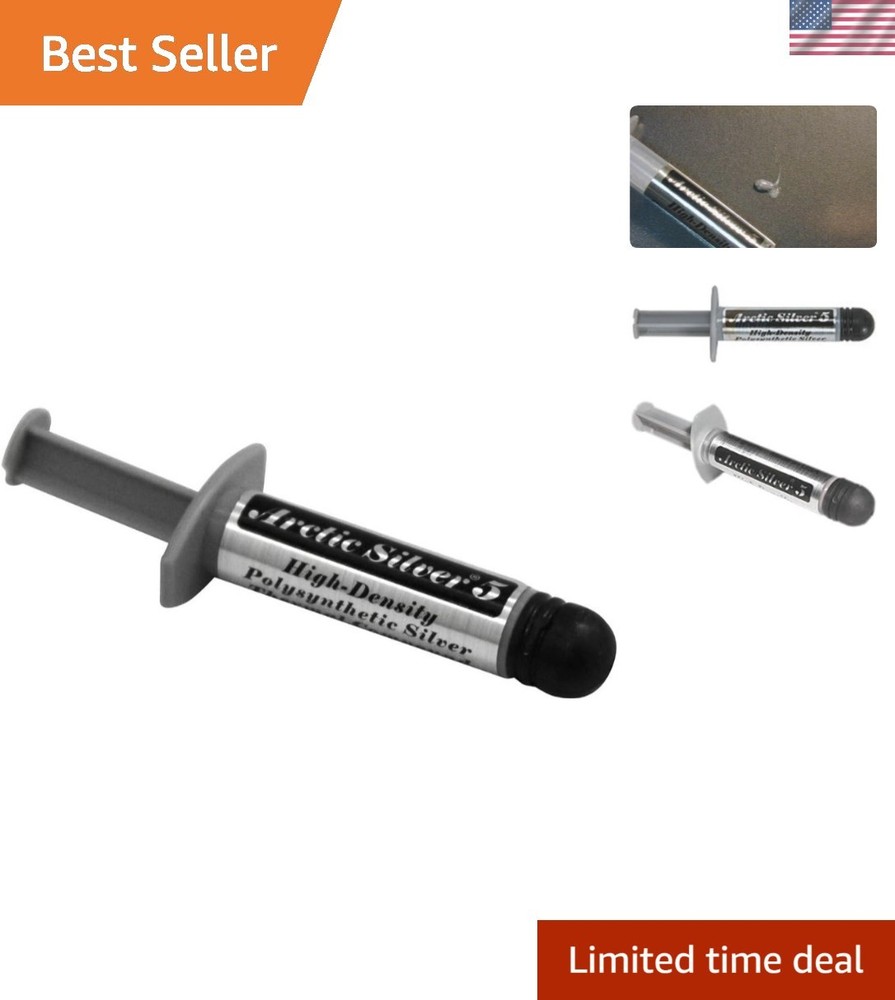 Superior 3.5g Arctic Silver 5 Thermal Paste - 99.9% Pure Micronized Silver