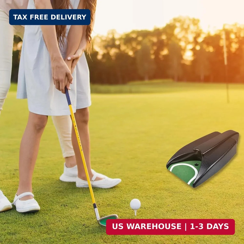 Golf Ball Return Putting Unit, Automatic Return Machine, Indoor Golf Putting Hol