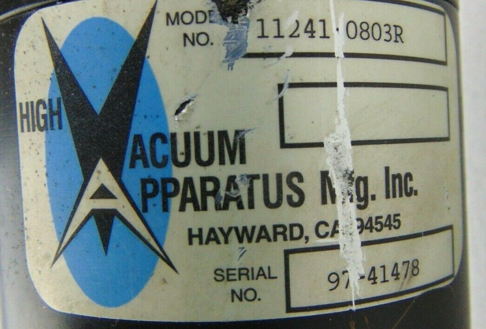 HVA 11241-0803R Gate Valve *used working