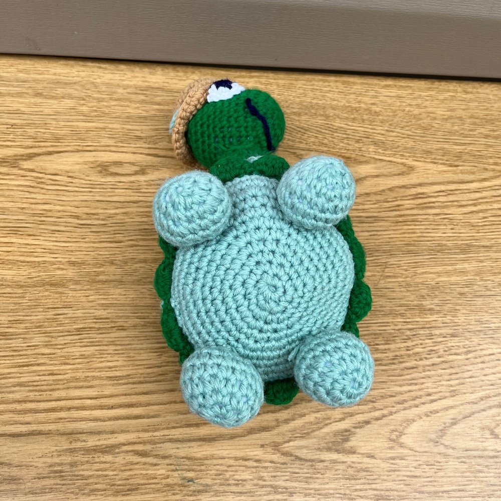 Crochet Turtle Couple Green