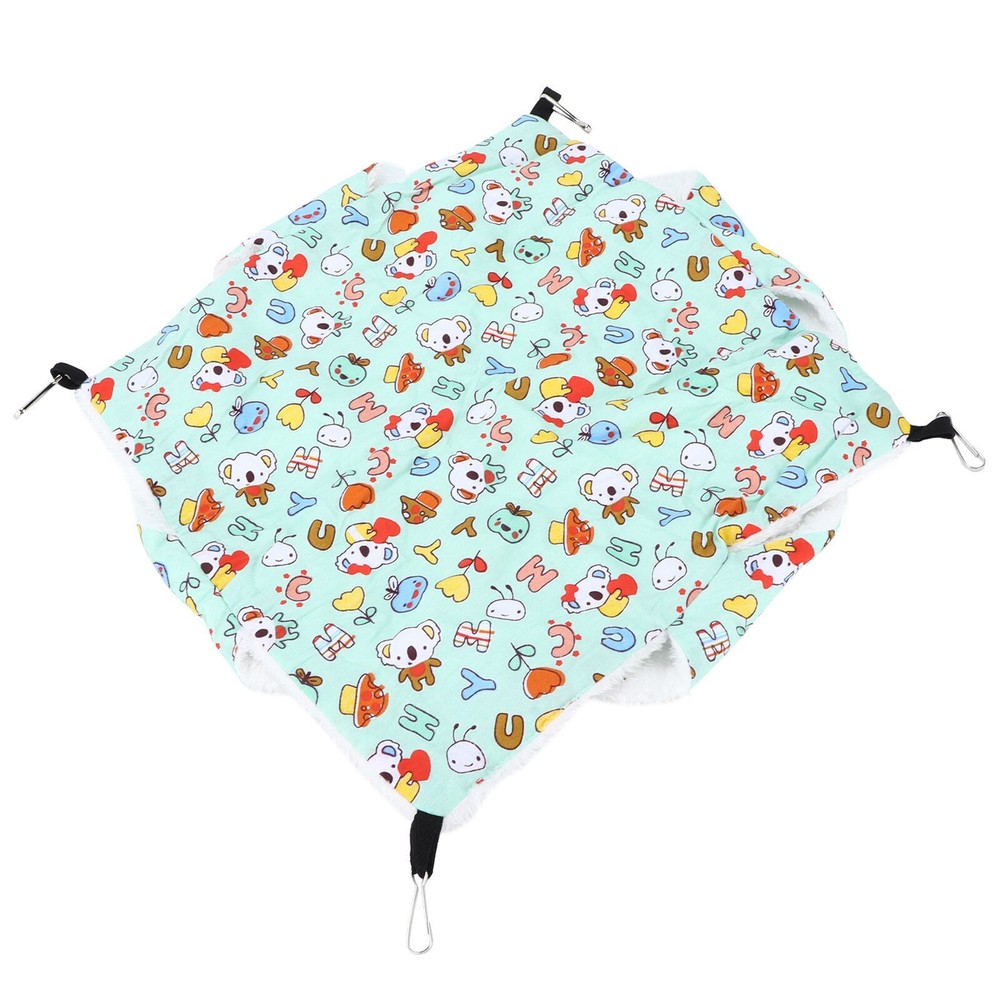 Small Animals Hanging Hammock Warm Plush Bunkbed Pet Cage Hammock for Hamster