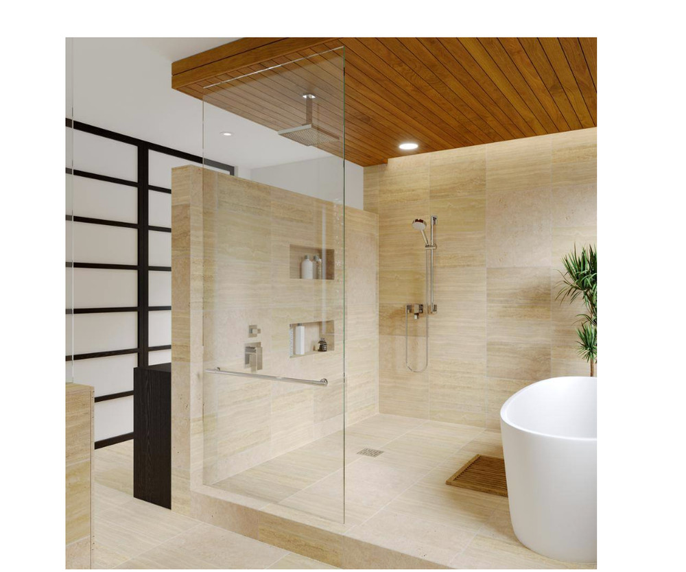 The BK PRODUCTS Zero Pattern 6 in. Square Drain Brushed Nickel