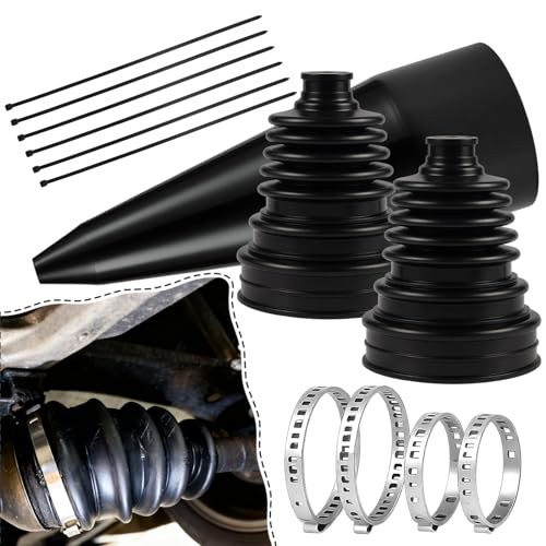 2PCS CV Boot Repair Kit with Stainless Steel Clamps & Expander Tool – Silicone