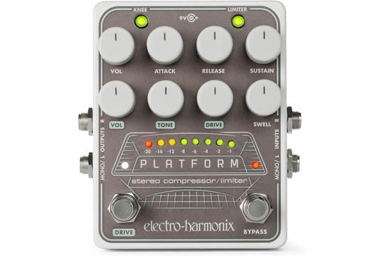 EHX Electro-Harmonix Platform Stereo Compressor Effects Pedal