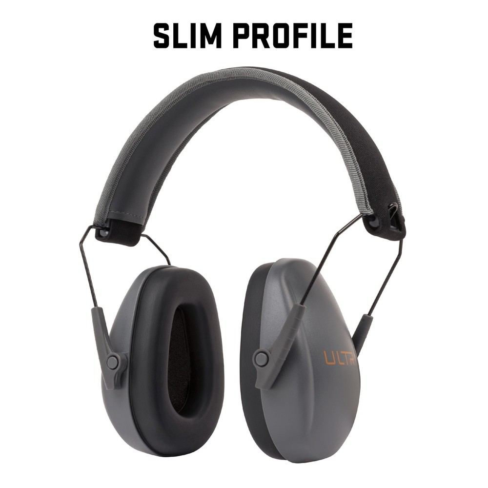 ULTRX™ Slim Profile Passive Earmuff, Gray