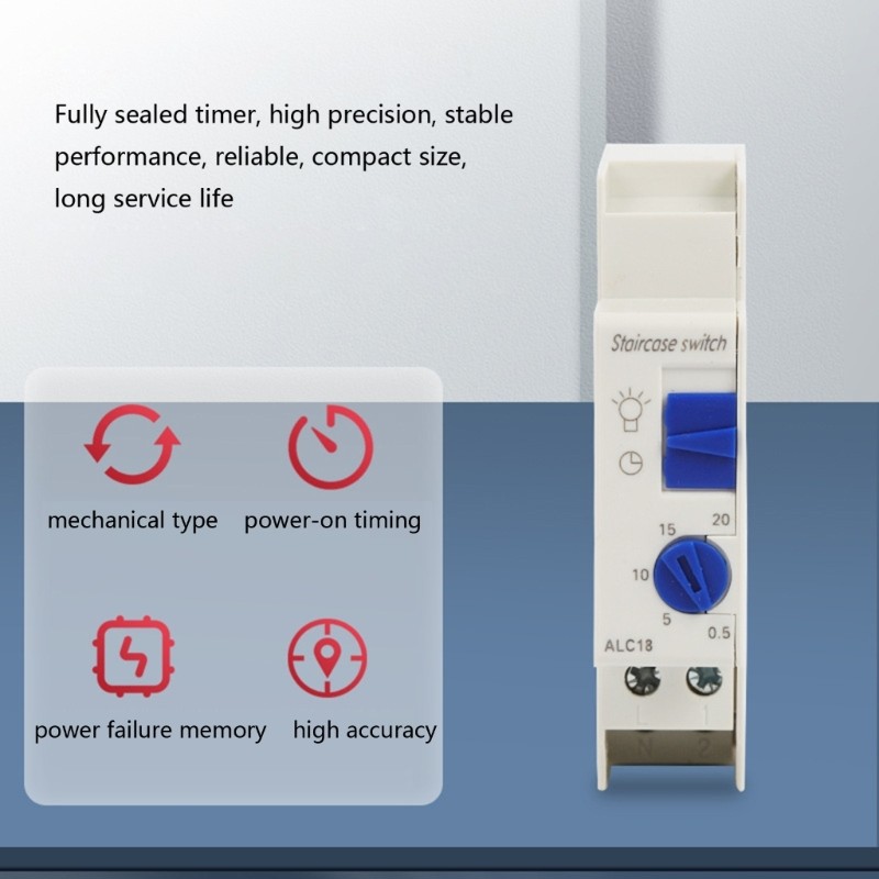 Staircase Lighting Timer Switches Lighting Controller Easy to Installation