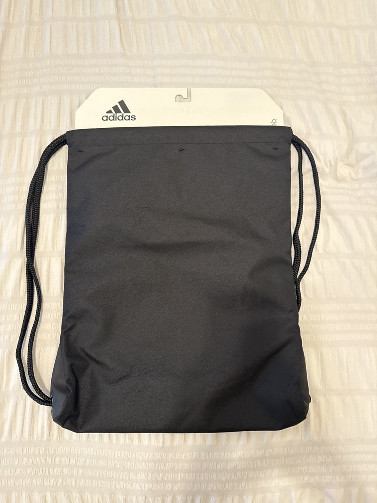 Adidas Alliance II Sackpack Drawstring Backpack Onyx Black New With Tags