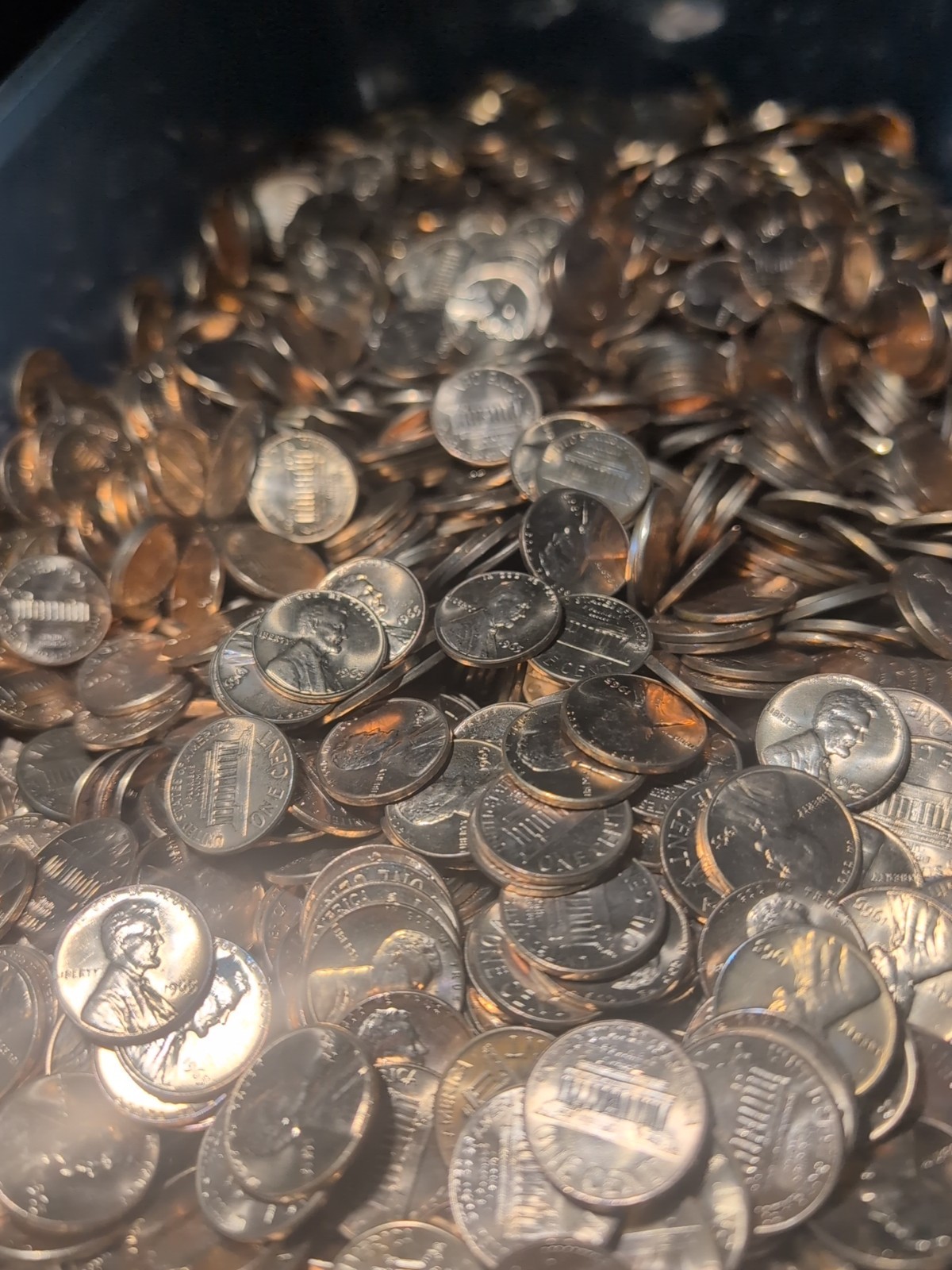 1965 Lincoln Cent BU Roll – Brilliant Uncirculated Red Memorial – From Mint Bag!