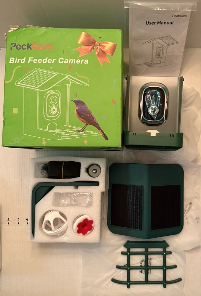 Smart Camera Bird Feeder Solar Powered