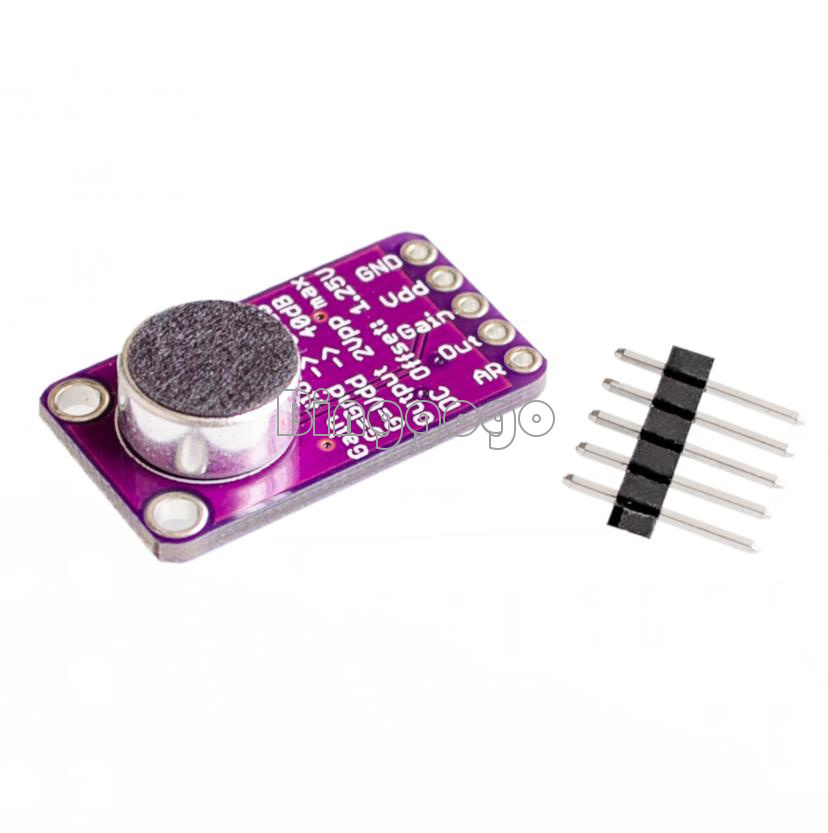 MAX9814 Electret Microphone Amplifier Module Car Gain Control for Arduino