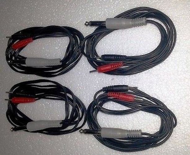 New Electrotherapy 4 Electrode Wires Cable for Sun Medisys Machine Dynopulse DAQ