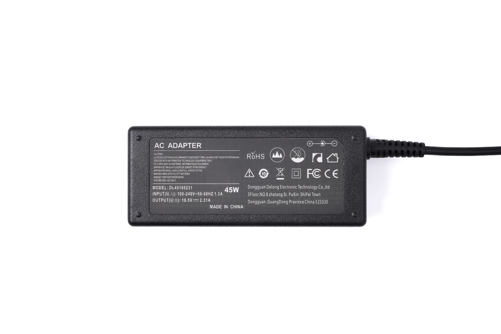 NEW 45W 19.5V 2.31A AC Adapter Charger For HP Laptop Power Supply Cord 4.5*3.0mm